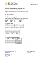 Elsys LoRa payload_v9