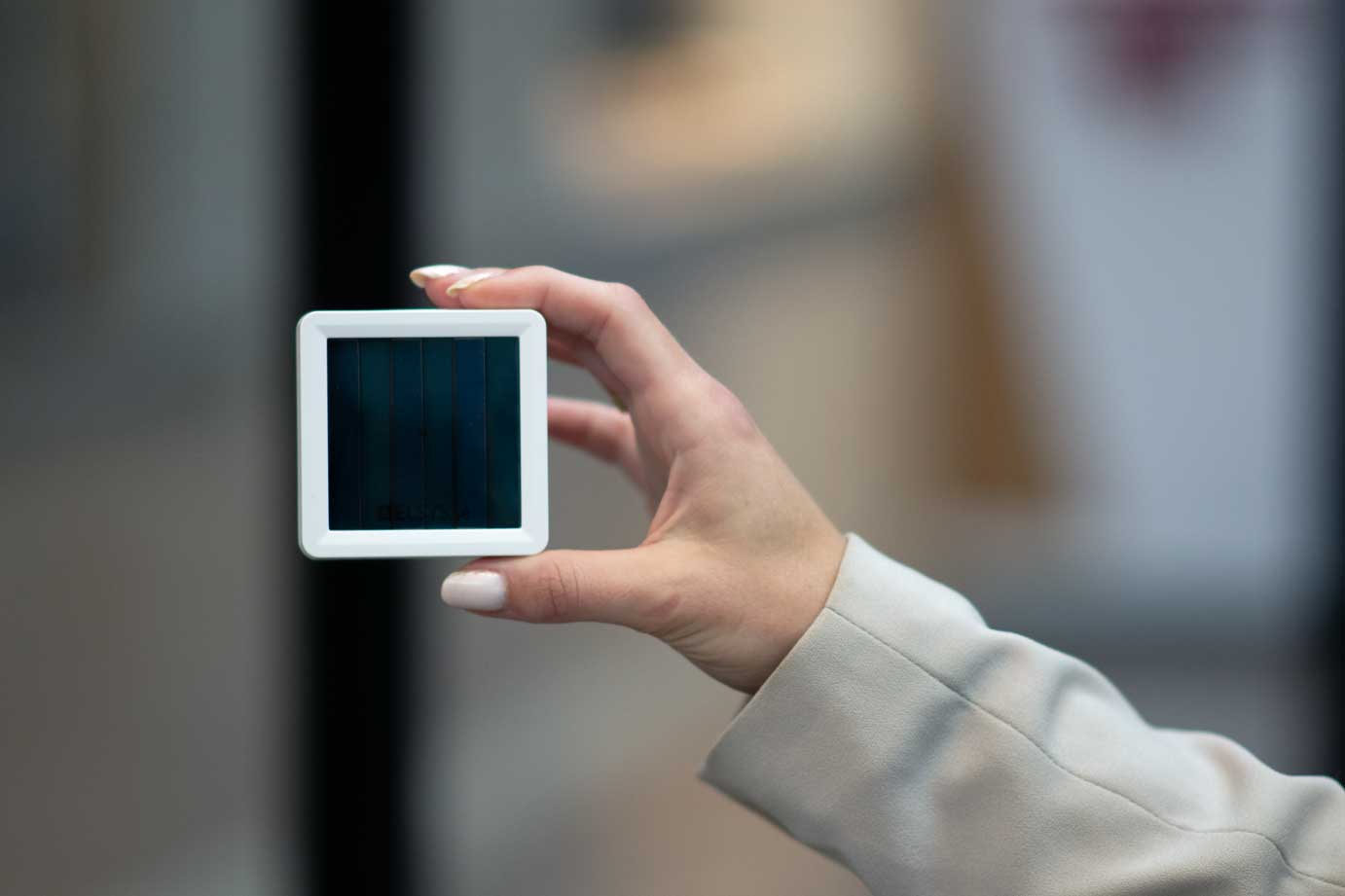 Indoor solar cell sensor